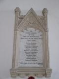 St Mary the Virgin War Memorial , Winfarthing